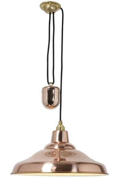 Industrial Pendent Rise & Fall Lamp