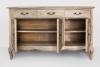FV52-French Natural Oak Display Buffet